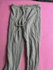 No Boundaries Women's Gray Waffle Knit Ankle Leggings XXS Drawstring Stretch — photo 3