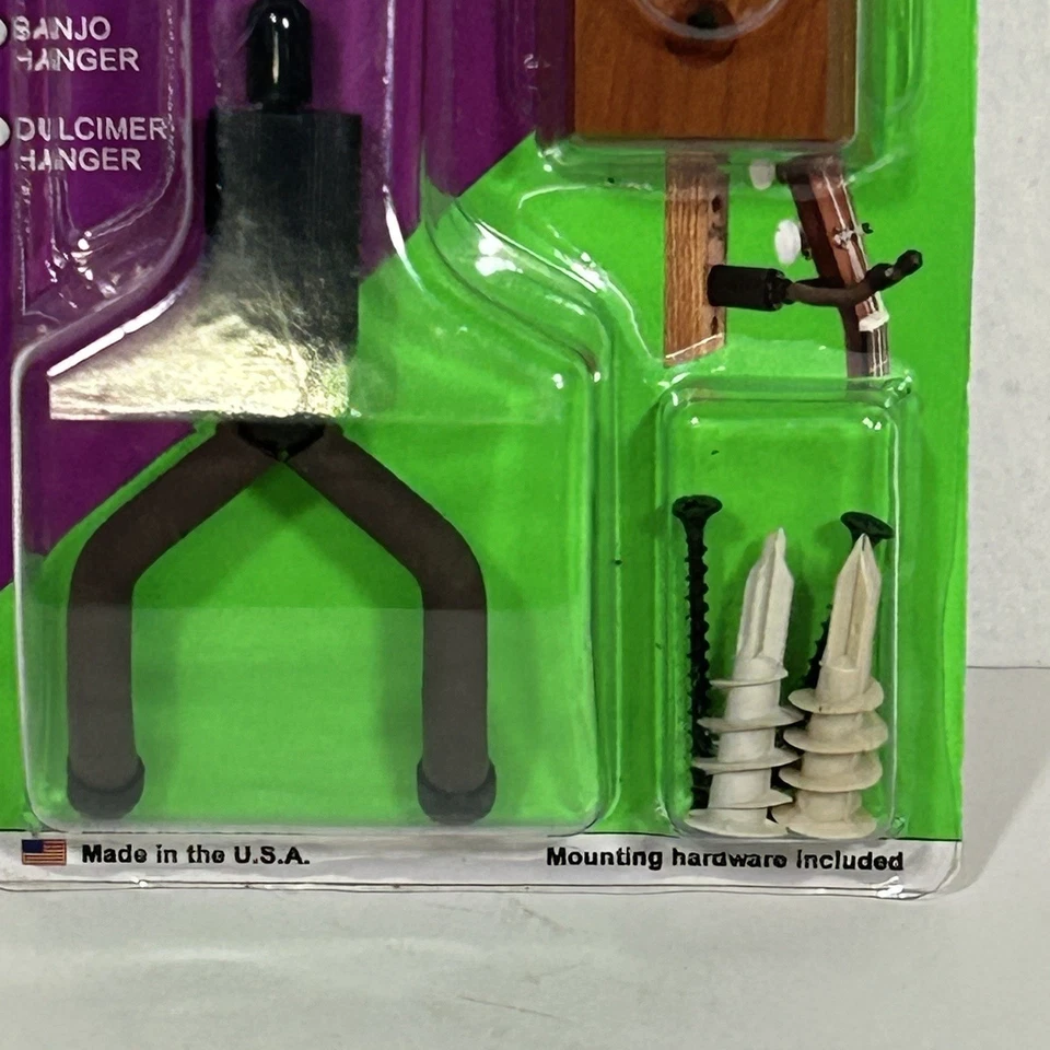 New Ukulele Mandolin Hanger String Swing USA Wall Installation NIP - Image 3 of 4