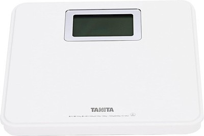 Tanita HD-662-WH Digital Scale White A4 Size Lightweight Step-On Backlit