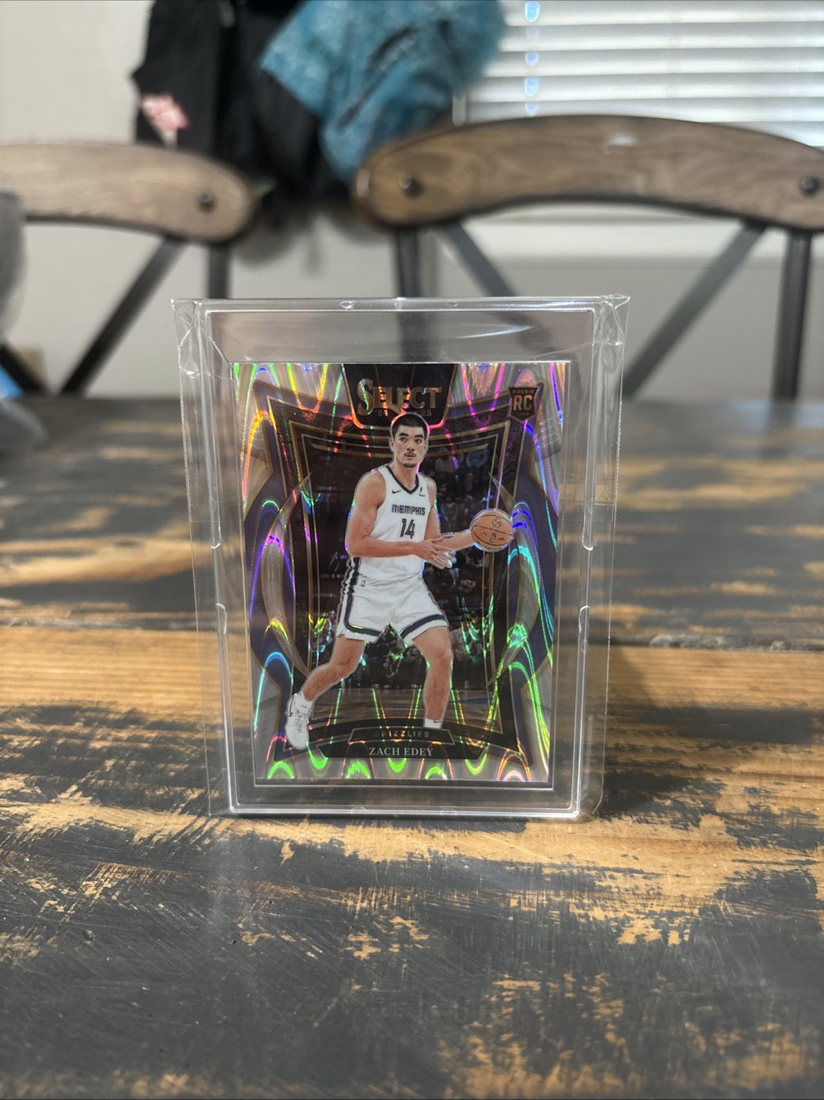 2024-25 Panini Select - Concourse Zach Edey #98 Tectonic Prizm (RC)