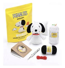 The Woobles Snoopy Beginner Crotchet Amigurumi Kit Peanuts Learn To Crotchet