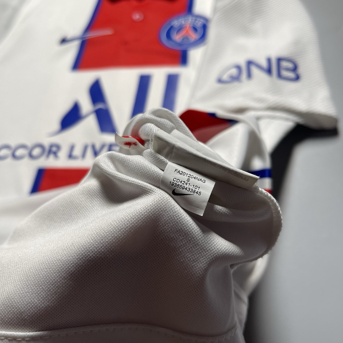 PSG NIKE 2020/2021 FOOTBALL SOCCER AWAY JERSEY #10 NEYMAR