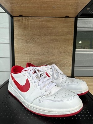 Nike Air Jordan 1 Retro Low OG Varsity Red 705329-101 Men's 9.5 No