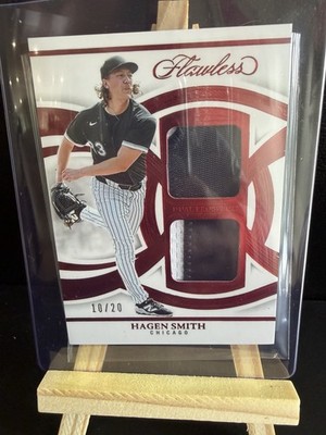 Panini 2025 Flawless Baseball Hagen Smith Dual Prospect Patch DPP-HS 10/20