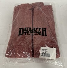 Duluth Trading Co Womens Full Zip Fleece Jacket Small Dark Red 29720 NWT B20