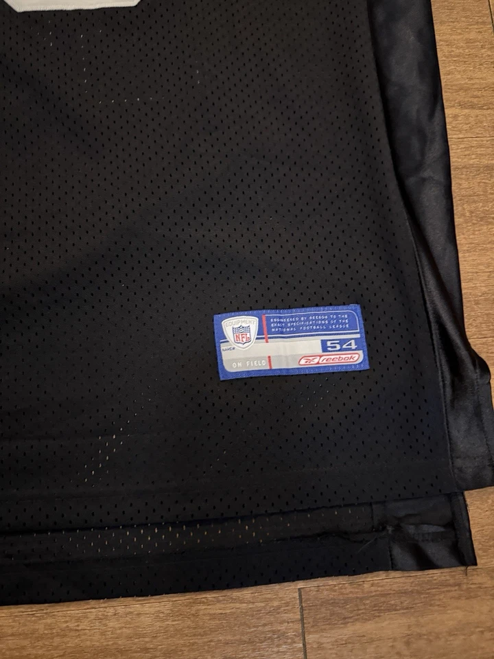 Camiseta Randy Moss #18 Oakland Raiders Reebok NFL Equipo Sobre el Campo Talla 54 Foto 3 de 4