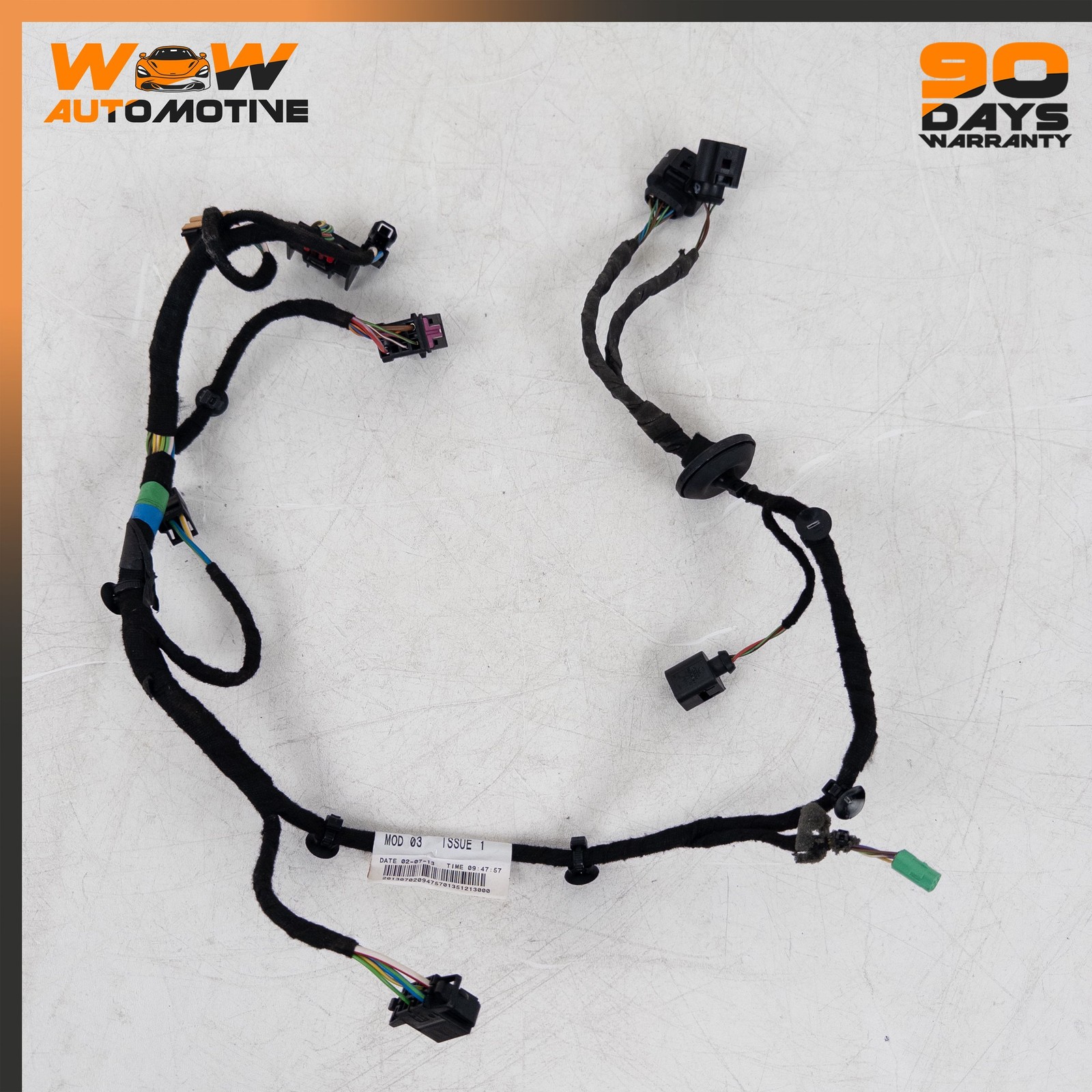 14-19 BENTLEY FLYING SPUR REAR RIGHT PASSENGER SIDE DOOR WIRE HARNESS OEM
