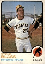 1973 TOPPS STEVE BLASS PITTSBURGH PIRATES #95 VG/EX