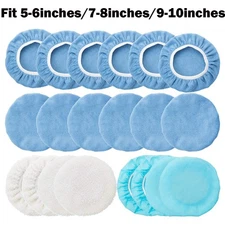 20 Pieces 9 to 10 Inches Buffer Pads Car Polisher Bonnet Orbital Buffer Bonnets