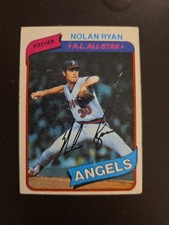 1980 Topps #580 Nolan Ryan A.L. All-Star Angels