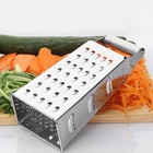4-side Box Grater Cheese Slicing Stainless Steel Fruit Slicer Vegetables Cutter