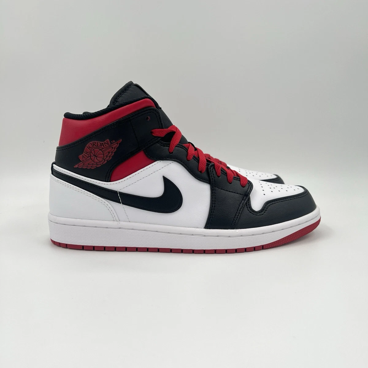 Jordan 1 Mid Gym Red Black Toe for Sale | Authenticity Guaranteed