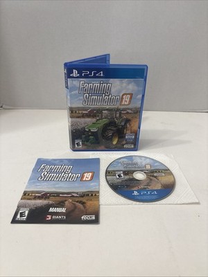 Farming Simulator 19 (Sony PlayStation 4, 2018) Complete Tested CIB Mint Disc