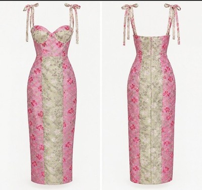 LoveShackFancy Massey Dress Blooming Sugar