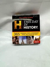 2025 History Channel This Day in History Boxed Calendar: 365 Remarkable People