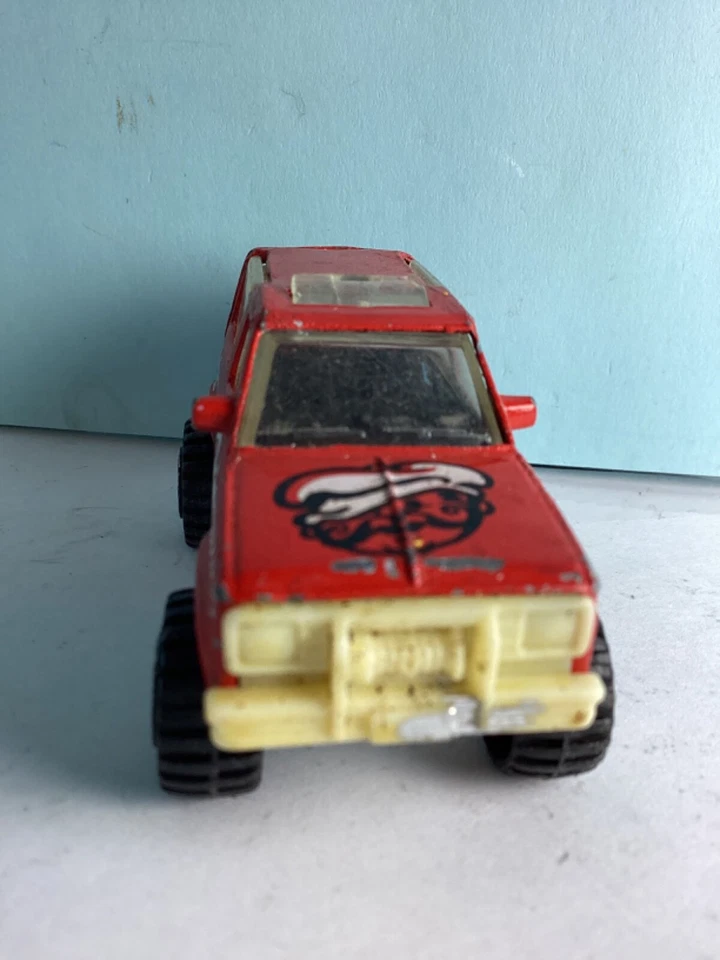 Ford Bronco II Luigis 1998 Matchbox #51 1987 rojo pizza nuevo Foto 4 de 4