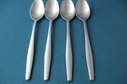Dansk VARIATION V Finland Place Oval Soup Spoons (Set of 4) Satin IHQ 8 1/8"