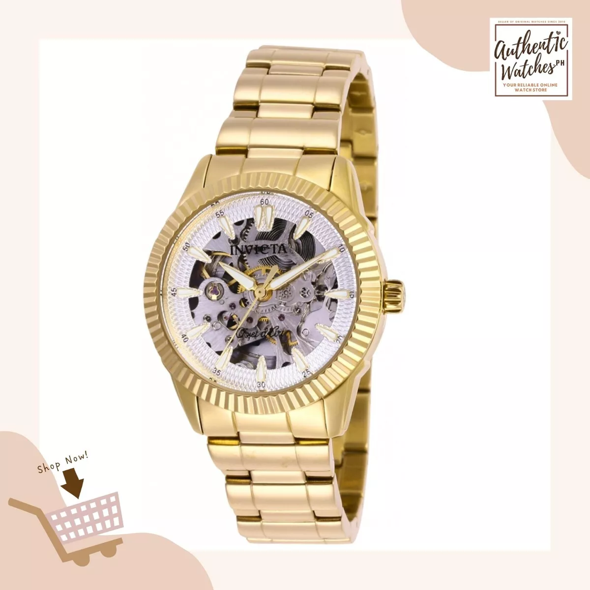 Invicta 26363 Objet D Art Lady Automatic 34mm Women s Watch