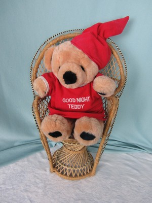 Mary Meyer ChristmasTeddy Bear Good Night Teddy Nightgown & Cap Stuffed Animal