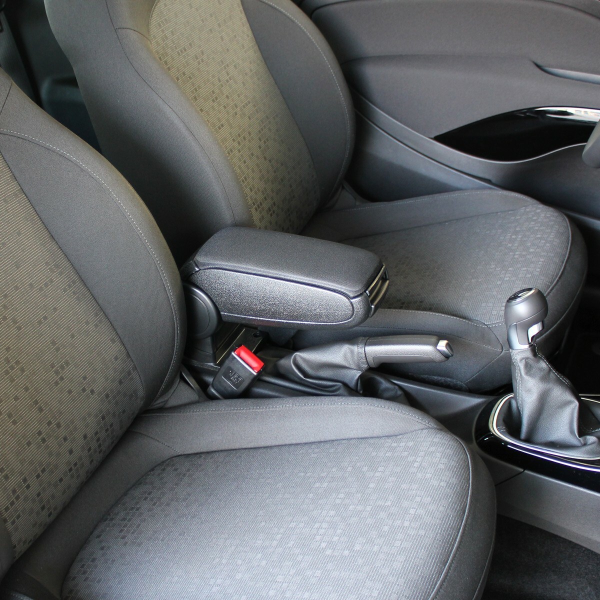 Accoudoir Opel Karl en tissu noir pour les modèles de 2015 à 2019