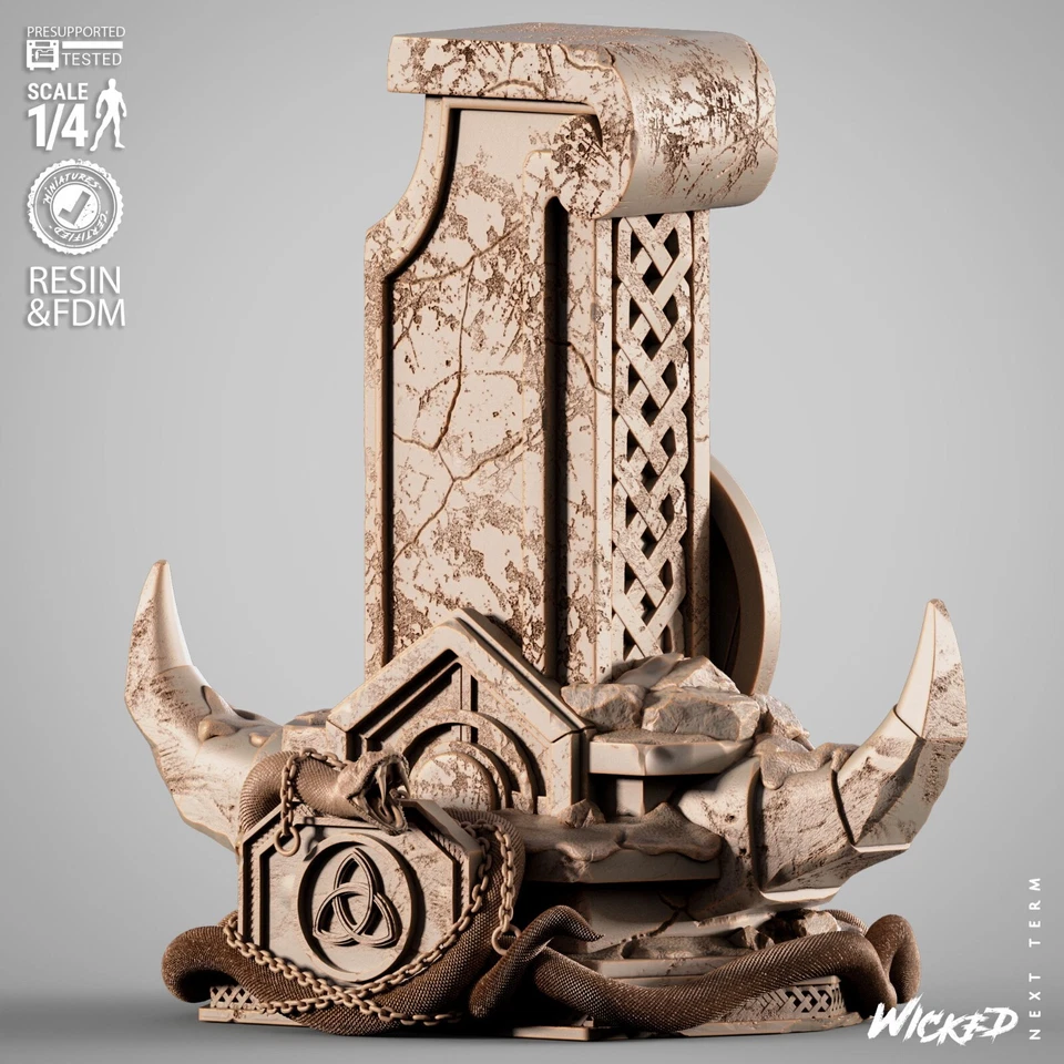 Busto retrato Loki 2025 impreso en 3D Fan Art de Wicked Foto 4 de 4