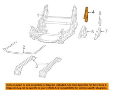 Chrysler Oem 13-17 Viper Seats Tracks Tracks Components-recline Cover 5nj23dx9aa Chrysler Oem 13-17 Viper Seats Tracks Tracks Components-recline Cover 5nj23dx9aa