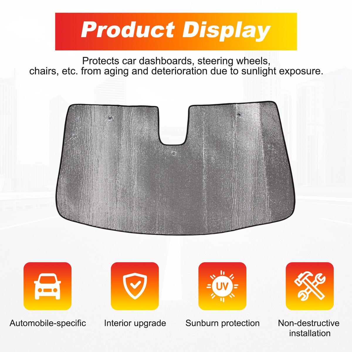 Windshield Sunshade UV Protection Sunshade For Toyota RAV4