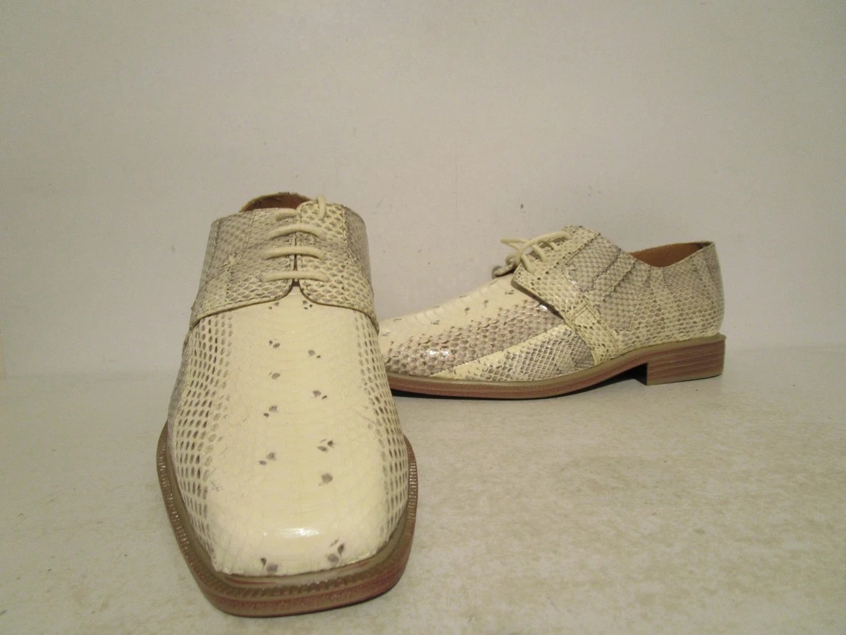 Giorgio Brutini Mens Slaton 15522 Genuine Snakeskin Oxford Shoes