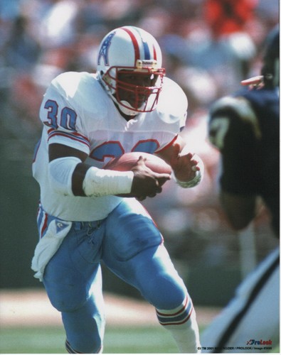 Photo de football sous licence 8 x 10 Mike Rozier Houston Oilers  - Photo 1 sur 1