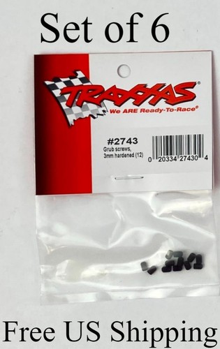 Traxxas Grub Screws Black 3 mm Hardened 12-Pack 2743 72 in total - Picture 2 of 3