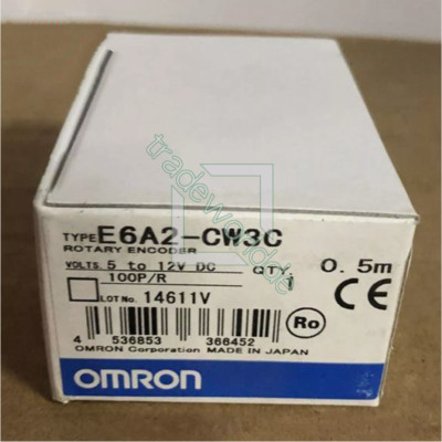1PC NEW In Box OMRON rotary encoder E6A2-CW3C 100P/R E6A2CW3C