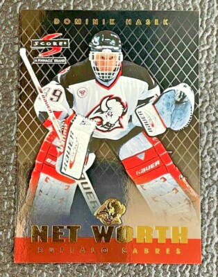 🔥DOMINIK HASEK 1997 PINNACLE SCOR NET WORTH No. #17/18🔥SABRES | eBay