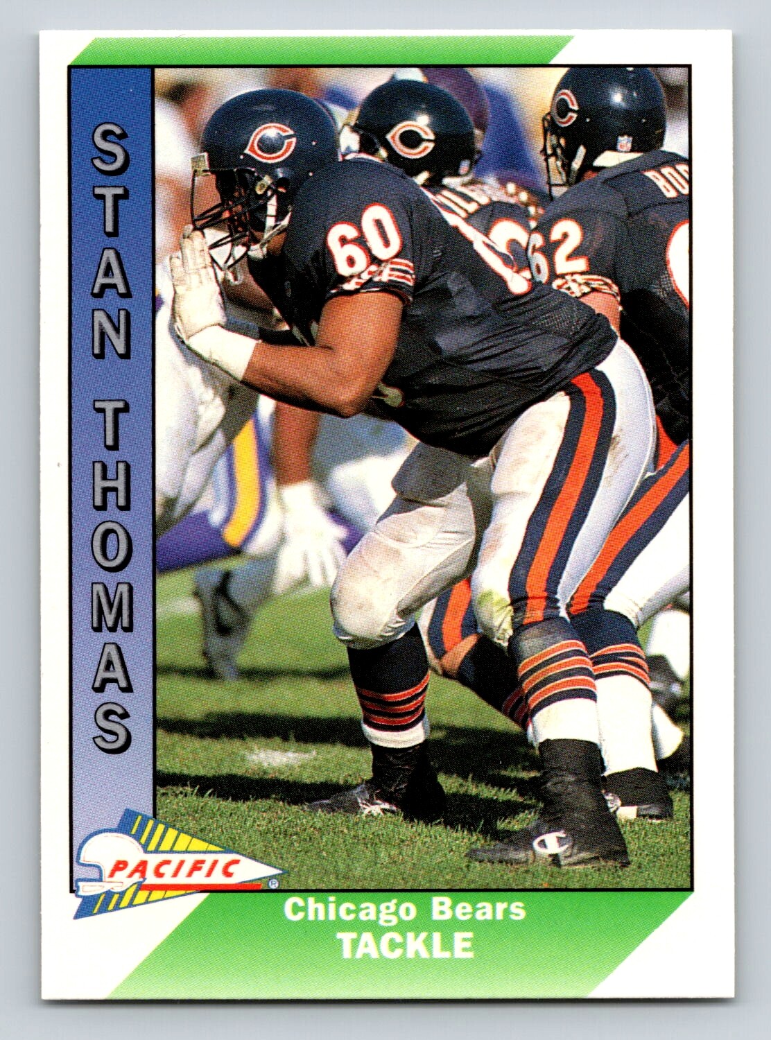 Stan Thomas 1991 Pacific #561 Chicago Bears RC