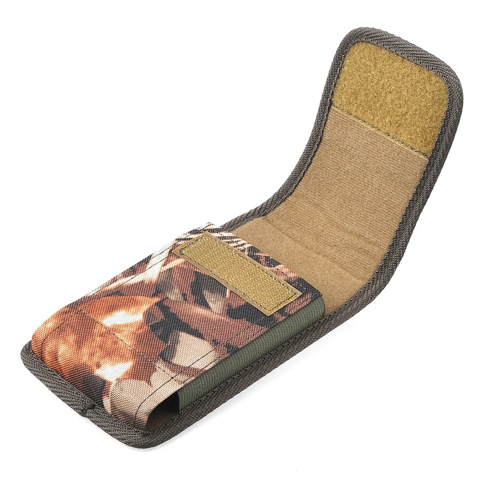 #DE202 7" CUBE RUGGED NYLON POUCH METAL BELT CLIP LOOP IN CAMO CELL PHONE CASE - Image 2 of 4