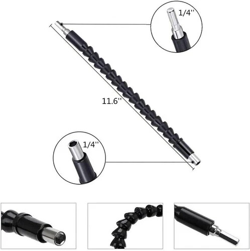 Detachable 90 Degree Screwdriver Right Angle Drill Attachment DIY ...