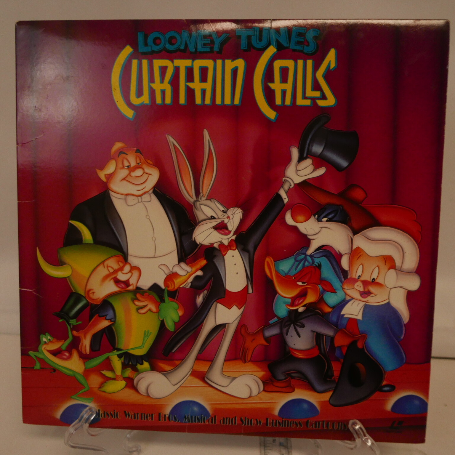 LOONEY TUNES CURTAIN CALLS Laserdisc Bugs Bunny Daffy Duck Porky Pig