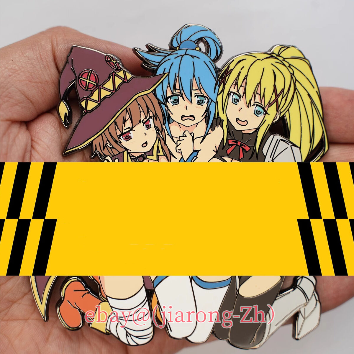 New Anime Konosuba Aqua & Darkness & Megumin limited Metal Badge