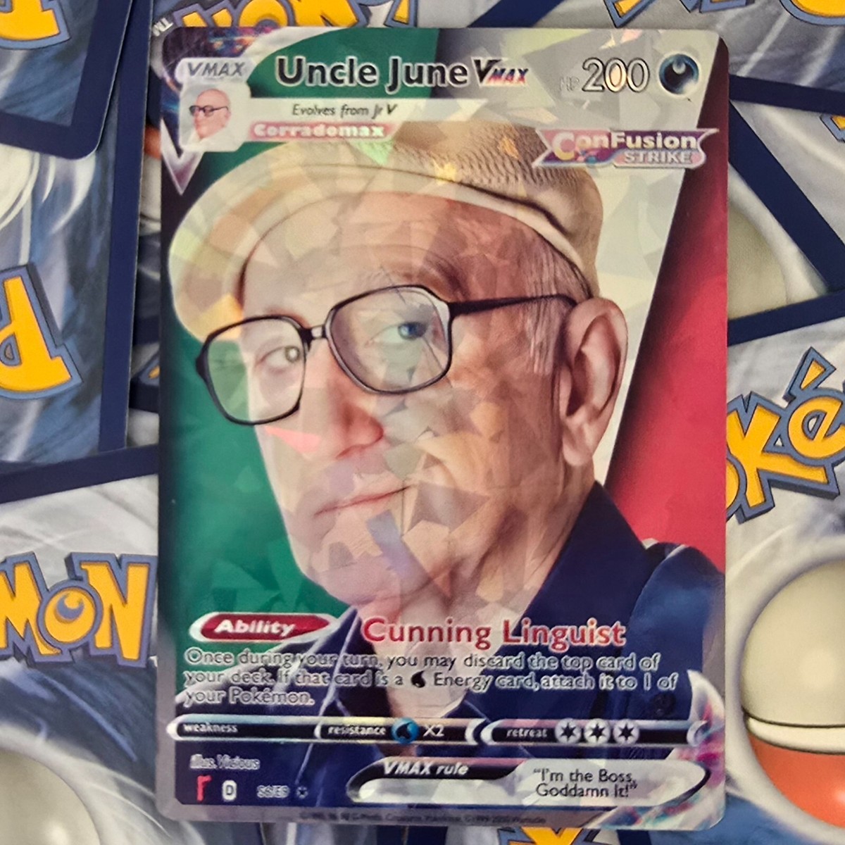 sopranos pokemon cards Paulie Walnuts Card Paulie Walnuts Pokemon Card -