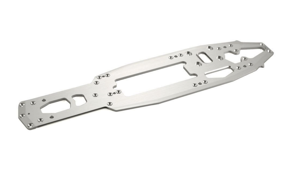 Aluminium Chassis 1:10 Pure Ten GP V-One RRR Ersatzteil Aluminium Chassis 1:10 Pure Ten GP V-One RRR Ersatzteil