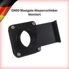 Blastgate DN50 Ventil Absperrschieber Sperrschieber 50mm Absauganlage Werkstatt