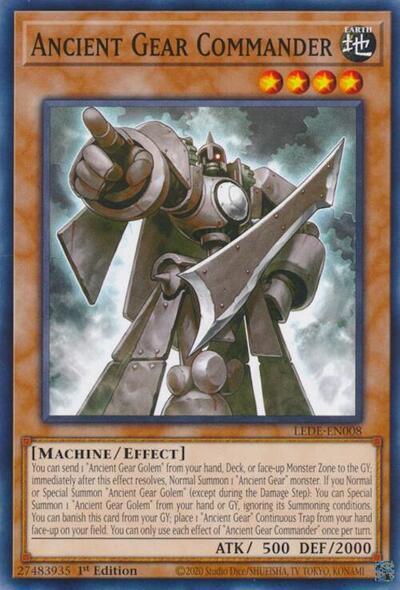 yugioh new ancient gear cards Amazon.com: YU-GI-OH! - Ancient Gear Golem (BP02-EN035) - Battle Pack 2:  War of The Giants - 1st Edition main image 1