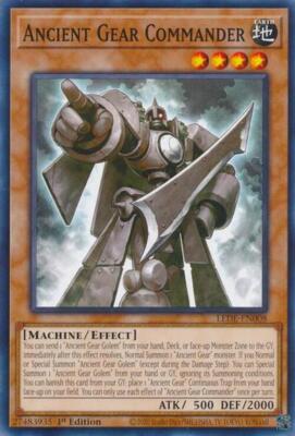 yugioh gear cards Yu-Gi-Oh ULTIMATE ANCIENT GEAR GOLEM - SUPER RARE - OP05-EN009 main image 1
