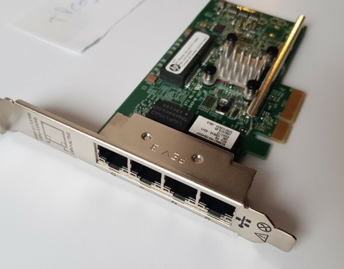 HP 649871-001 331T Quad Gigabit RJ45 Ethernet Server Adapter PCIe x4 647594R-B21 - Bild 2 von 3