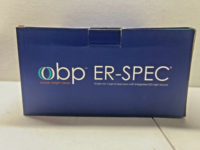 BOX OF 18 OBP ER-SPEC C020130-1 EXTRA-SMALL VAGINAL SPECULUM W/ LED LIGHT SOURCE