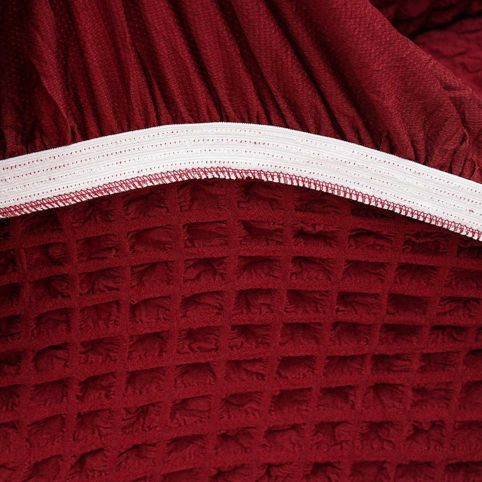 High Elastic Sofa Slipcover Stretch Slipcover Couch Cover w/Skirt Sofa