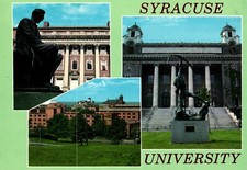 Maxwell School Of Citizenship Old Library Syracuse University New York Postcard