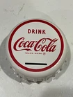 619 - Vintage 1950's Coca Cola Plastic "Bottle Cap" Bank!  Clean!