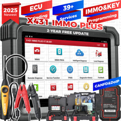 LAUNCH X431 IMMO PLUS PAD VII Key Programming Car Diagnostic Tool ECU Clone