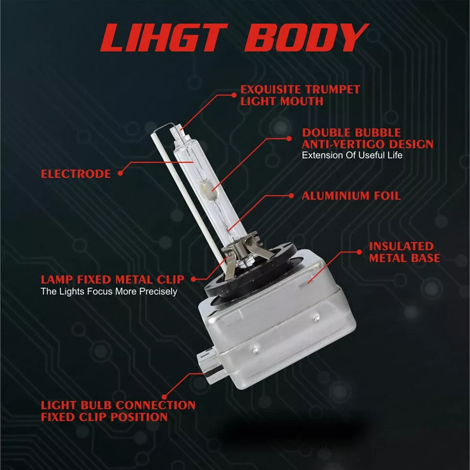 Faros HID de xenón de repuesto para Hyundai Genesis 2009-2016 D1S bombillas de haz bajo Foto 4 de 4