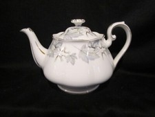 Royal Albert Silver Maple Teapot 6 Cup Bone China Made in England